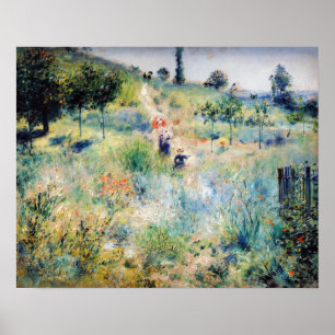 Poster Renoir - Caminho que Lidera através da Grade Alta