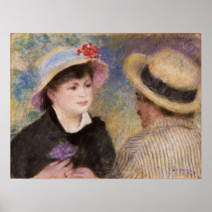 Poster Renoir - Casal Barco (Aline e O Artista)