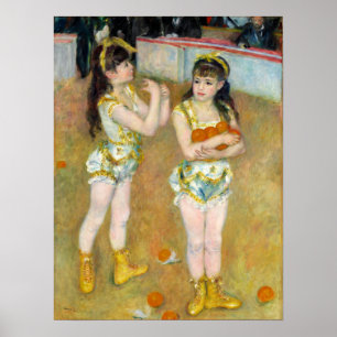 Poster Renoir - Cirque Acrobats Francisca e Angelina
