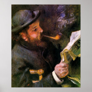 Poster Renoir - Claude Monet Leitura 1872