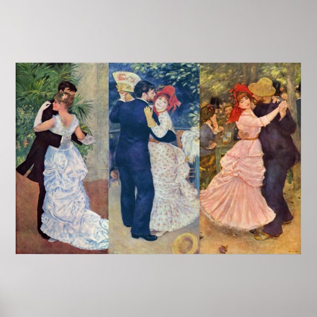 Poster Renoir - Dança na Cidade, no País e em Bougala (Frente)