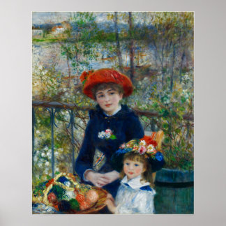 Poster Renoir - Duas Irmãs (No Terraço)