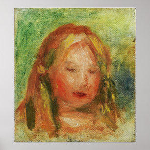 Poster Renoir - Estudo da Cabeça da Criança (Coco)