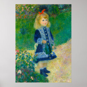 Poster Renoir Girl com uma lata de água