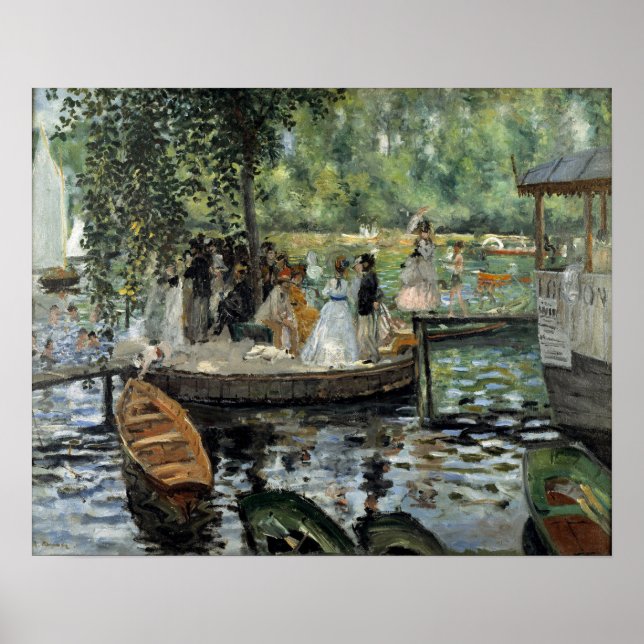 Poster Renoir - La Grenouillère (Frente)