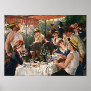 Poster Renoir - Luncheon Do Partido Barco
