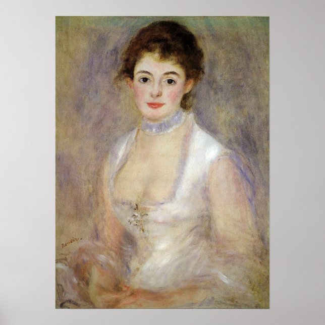Poster Renoir - Madame Henriot 1876 (Frente)