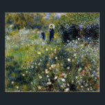 Poster Renoir - Mulher Com Parasol Num Jardim<br><div class="desc">Mulher com Parasol em um jardim por Pierre-Auguste Renoir. Para obter mais imagens prontas para poster do Livro 49 da Série Arte Zedigna "Pierre-Auguste Renoir - Paintings & Drawing Vol 2",  visite https://books.zedign.com/zas/49.html</div>