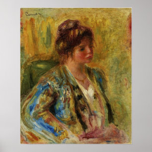 Poster Renoir - Mulher No Vestido Oriental 1895