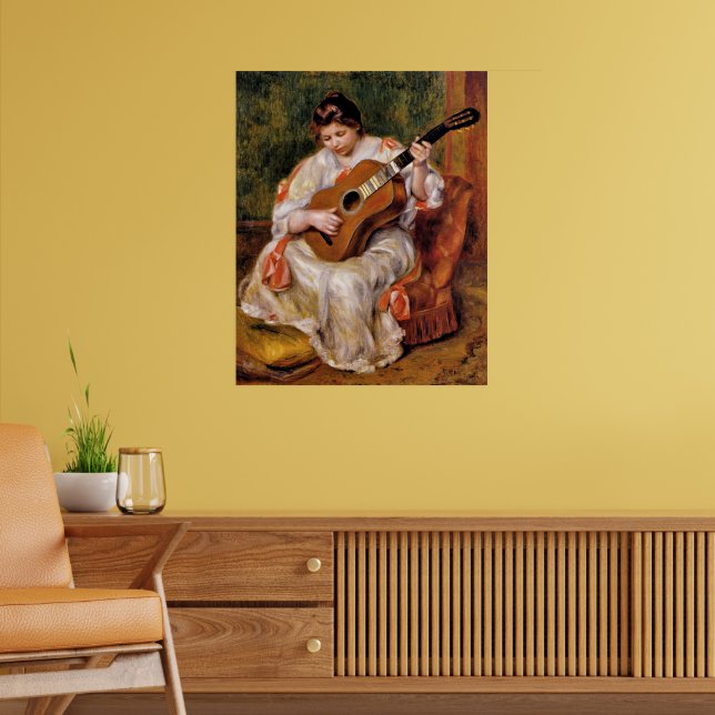 Poster Renoir - Mulher Tocando o Violão, (Sala de Estar 2)