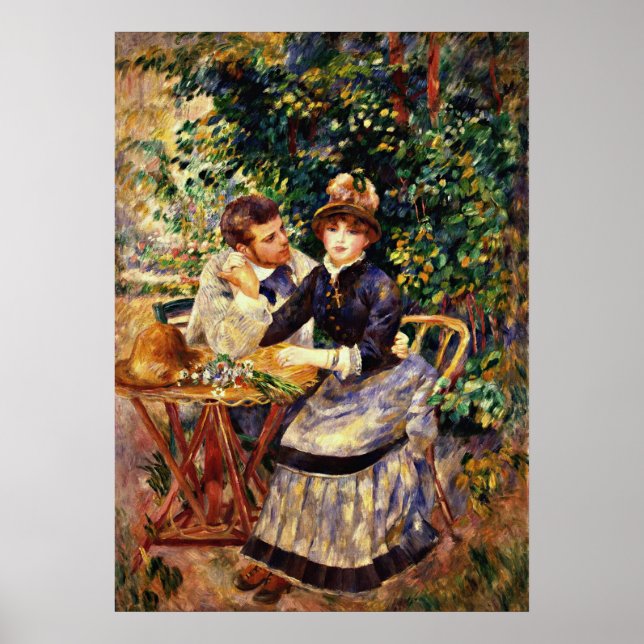 Poster Renoir - No Jardim (Frente)