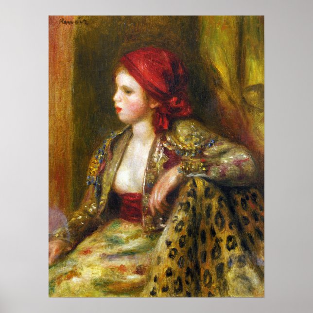 Poster Renoir - Odalisque 1895 (Frente)