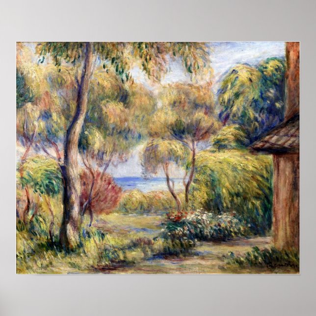 Poster Renoir - Paisagem Em Cagnes (Frente)
