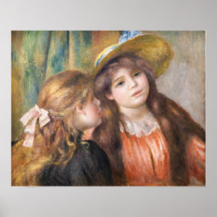 Poster Renoir - Retrato de Duas Meninas