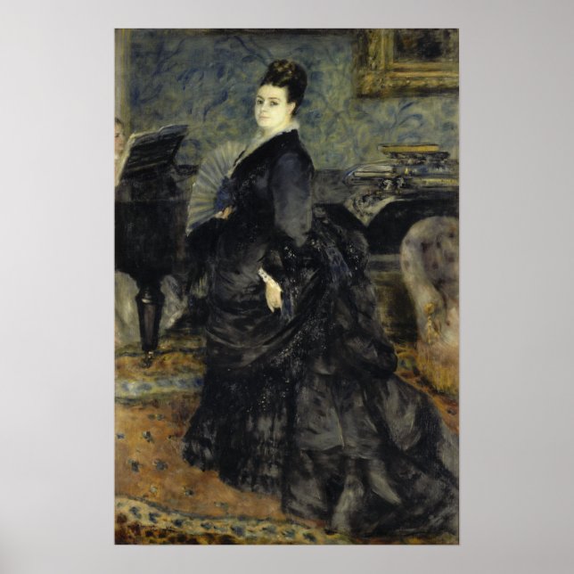 Poster Renoir - Retrato de Mme Georges Hartmann (Frente)