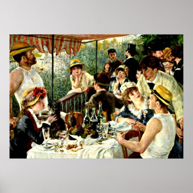 Poster Renoir: The Luncheon of the Boating Party (Frente)