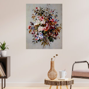 Poster Renoir - Um Buquê de Rosas