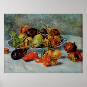 Pôster Renoir's Still Life with Mediterranean Fruta, 1911