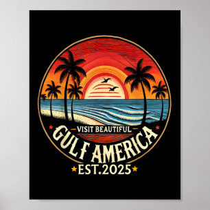 Poster Renomeação de Trump Engraçado pela América do Golf