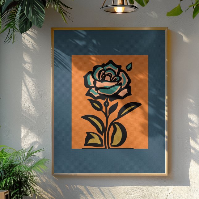 Poster Renovação Moderna de Rosa: Gráfico Negrito (Criador carregado)