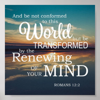 Poster Renovando sua mente espiritualmente