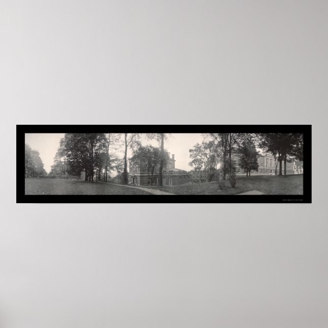 Poster Rensselaer Troy NY Foto 1909 (Frente)