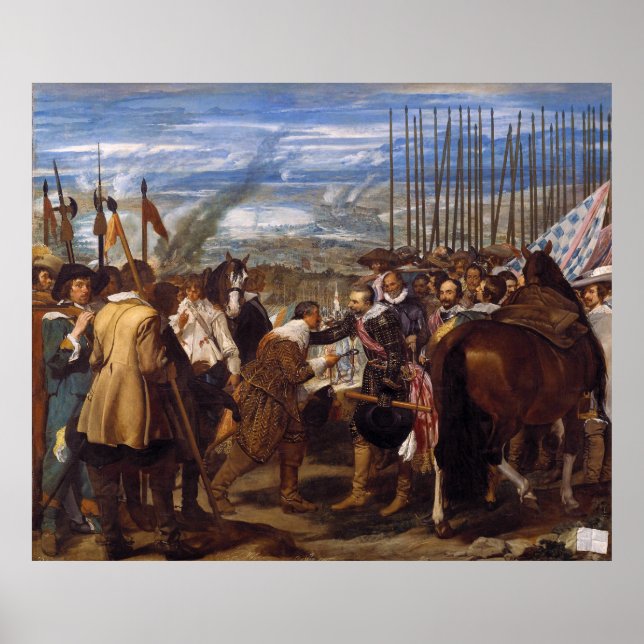 Pôster Renúncia de Breda ou The Lances de Velázquez (Frente)