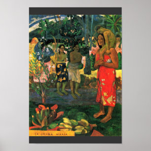 Poster Reo Mä `Ohi: Ia Orana Maria (Â € ™ Ia Ora Na Maria