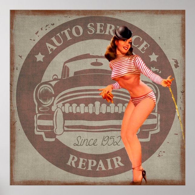 Poster Reparo de Serviço Automático (Frente)