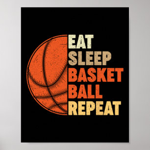 Poster Repetição de basquete de repouso para o jogador Vi