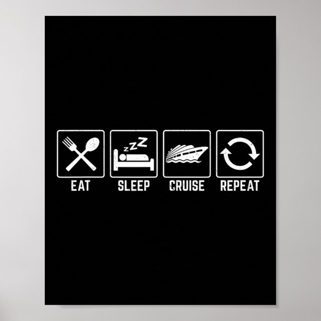 Poster Repetir Férias De Cruzeiro Familiar Para O Cruzeir (Frente)