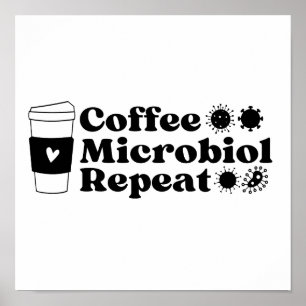 Poster Repetir Microbiologia Café