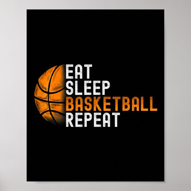 Poster Repetir o Basquete de Sono (Frente)