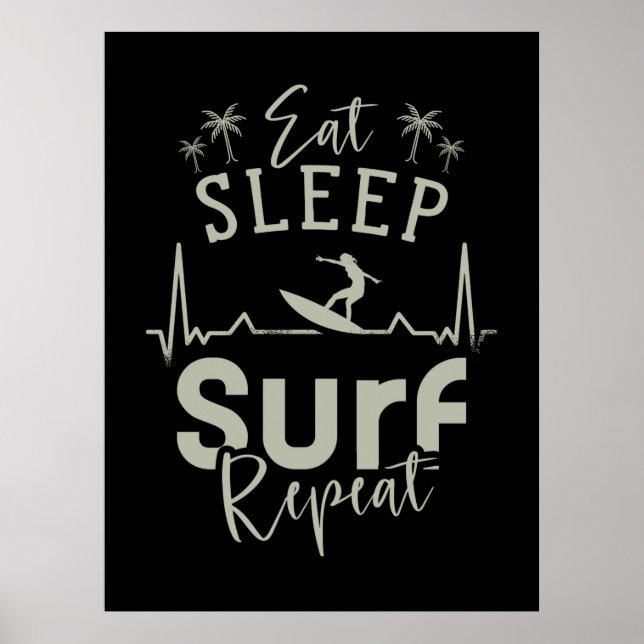 Poster Repetir o Surf de latência (Frente)
