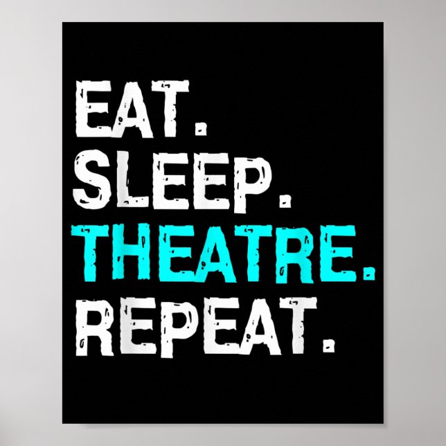 Poster Repetir Teatro De Sono (Frente)