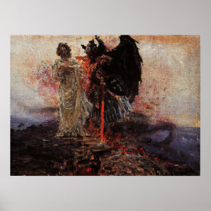 Poster Repin - Seguir-Me Satã 1895