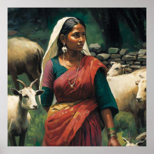 Poster Representando as lutas das mulheres na sociedade a