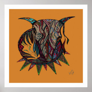 Pôster Reprodução De Espírito Bull