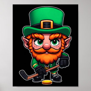 Poster Reprodução de Hóquei no Gelo do Leprechaun na Irla