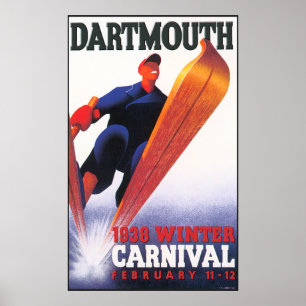 Poster Reprodução do carnaval do inverno de Dartmouth