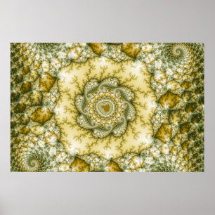 Pôster Reptilian - arte do Fractal