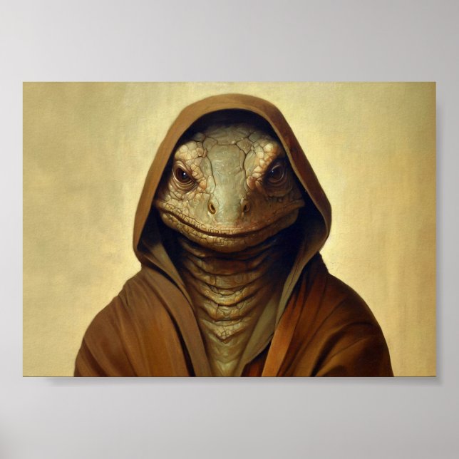 Poster Reptilian Humanoid (Frente)