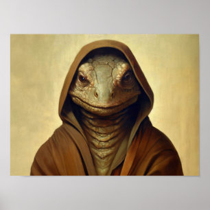 Poster Reptilian Humanoid
