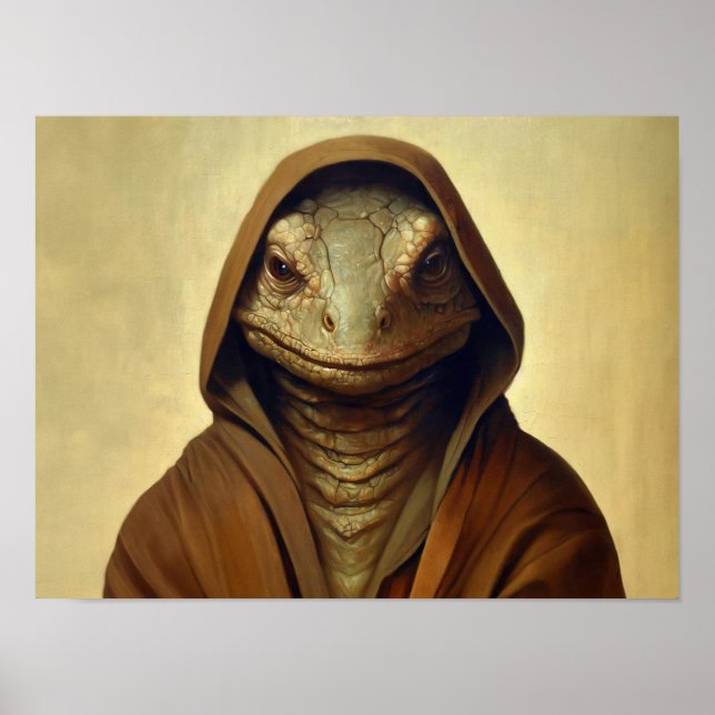 Poster Reptilian Humanoid (Frente)