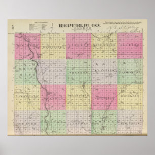 Pôster Republic County, Kansas