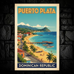 Poster República Dominicana: Coleção de Posteres de viage