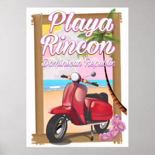 Poster República Dominicana de Playa Rincon