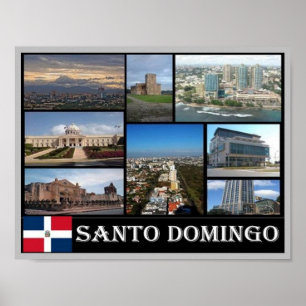 Poster República Dominicana - Santo Domingo - Mosaico -