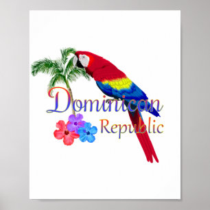 Poster República Dominicana tropical