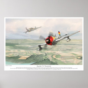 Pôster República P-47 Thunderbolt